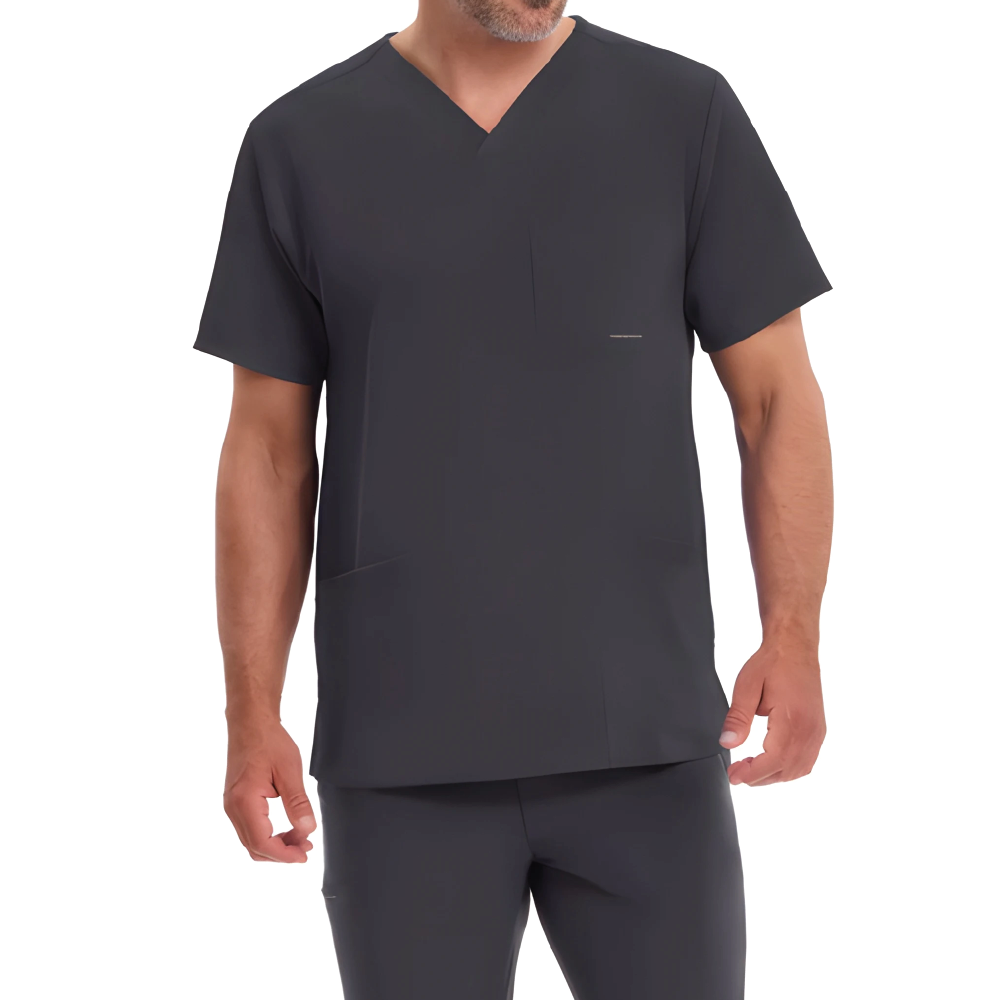 Healing Hands Men's 4-Pocket Mathew Moisture Wicking Top