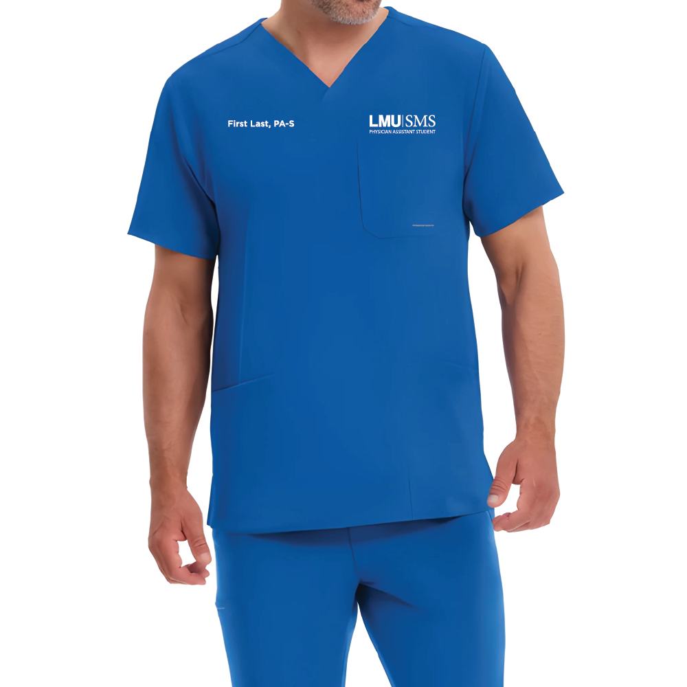 Healing Hands Men's 4-Pocket Mathew Moisture Wicking Top
