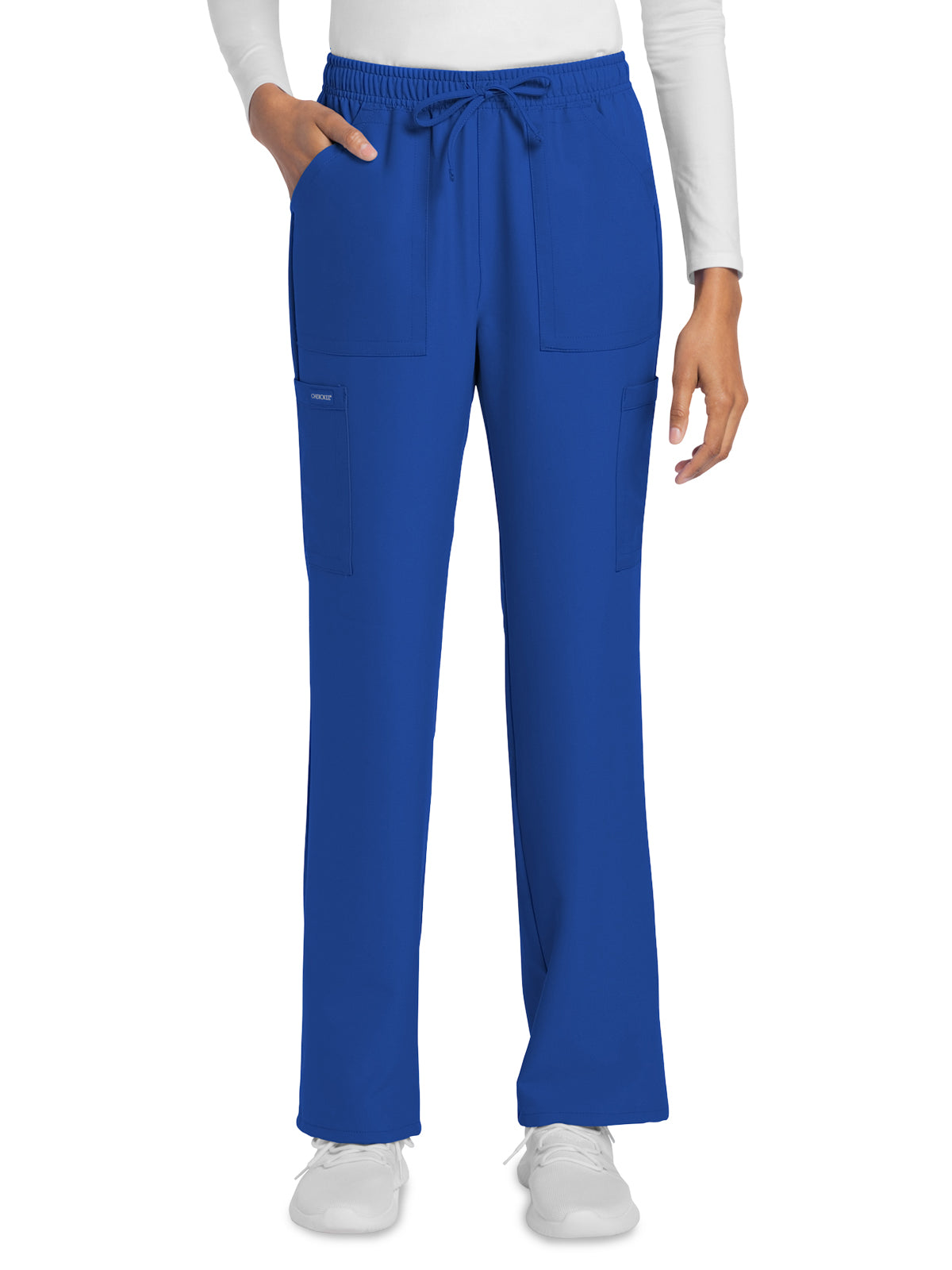 Cherokee Women's 4-Pocket Drawstring Cargo Pant